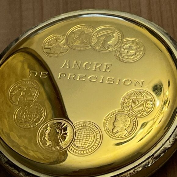 1960’s CARAVELLE Bulova Pocket Watch Hunter Case 17 Jewels 890 Swiss Made Works - Picture 6 of 16